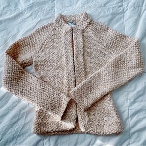 CHANEL Beige Textured Suit Jacket